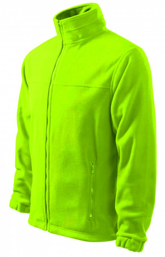 Mikina fleece pánská limetková 501 vel. XL - Obrázek Mikina fleece pánská limetková 501 vel. XL - Obrázek